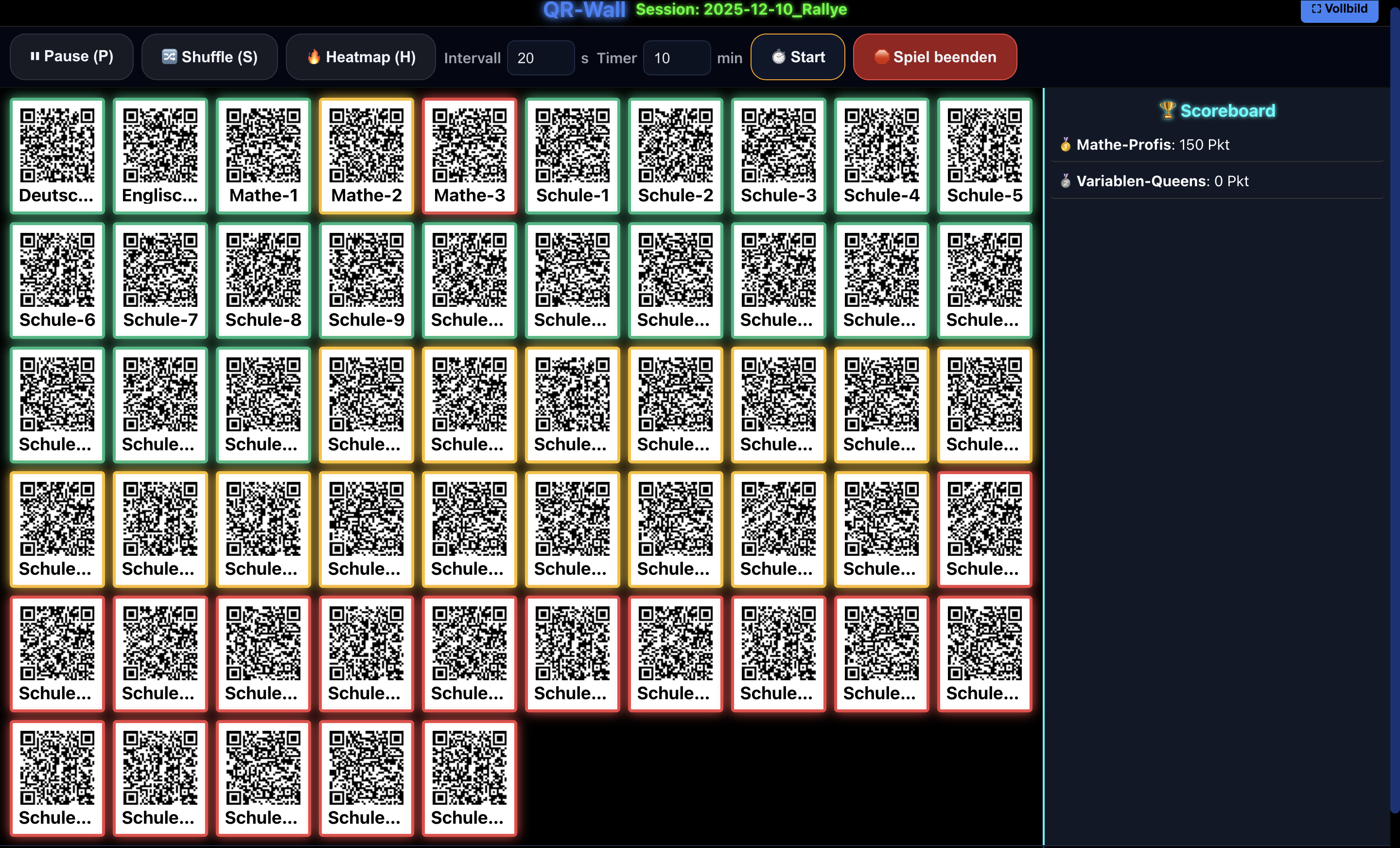 QRENA QR-Wall Live-Session